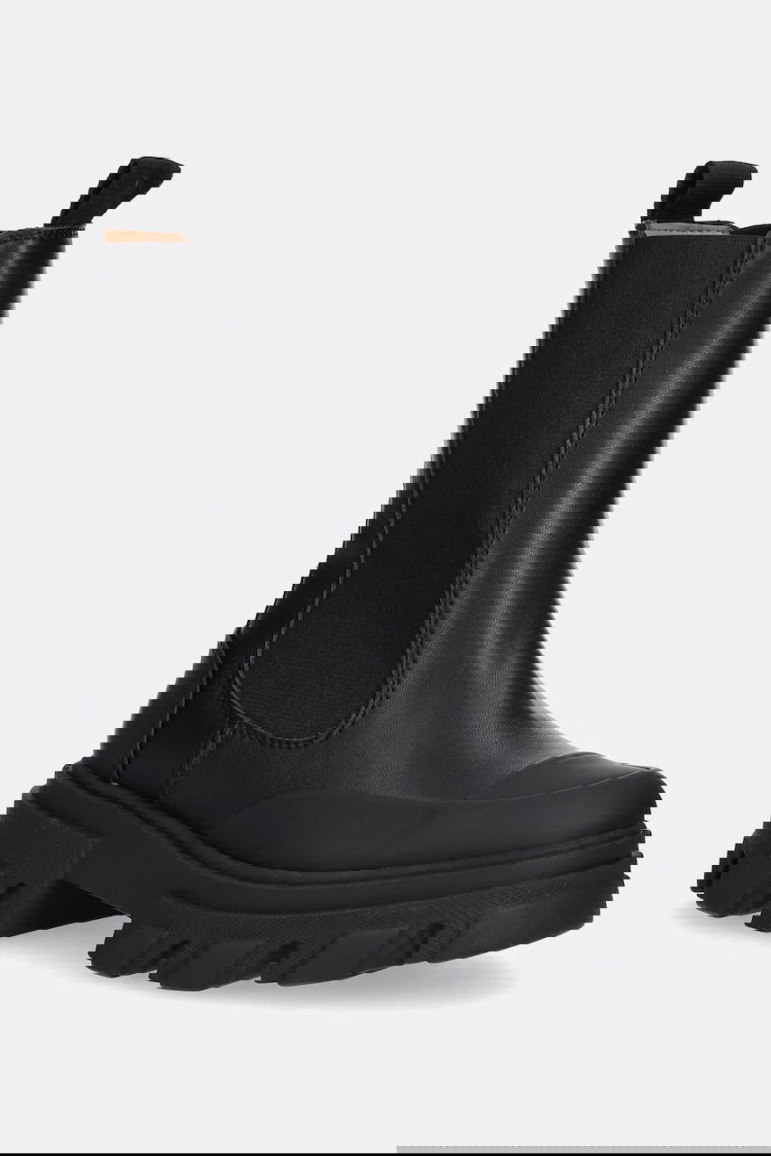 Tennarit ja kengät GANNI GANNI Cleated Low Chelsea Boots Musta | S3238, 0