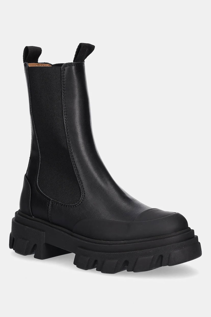 Tennarit ja kengät GANNI GANNI Cleated Low Chelsea Boots Musta | S3238