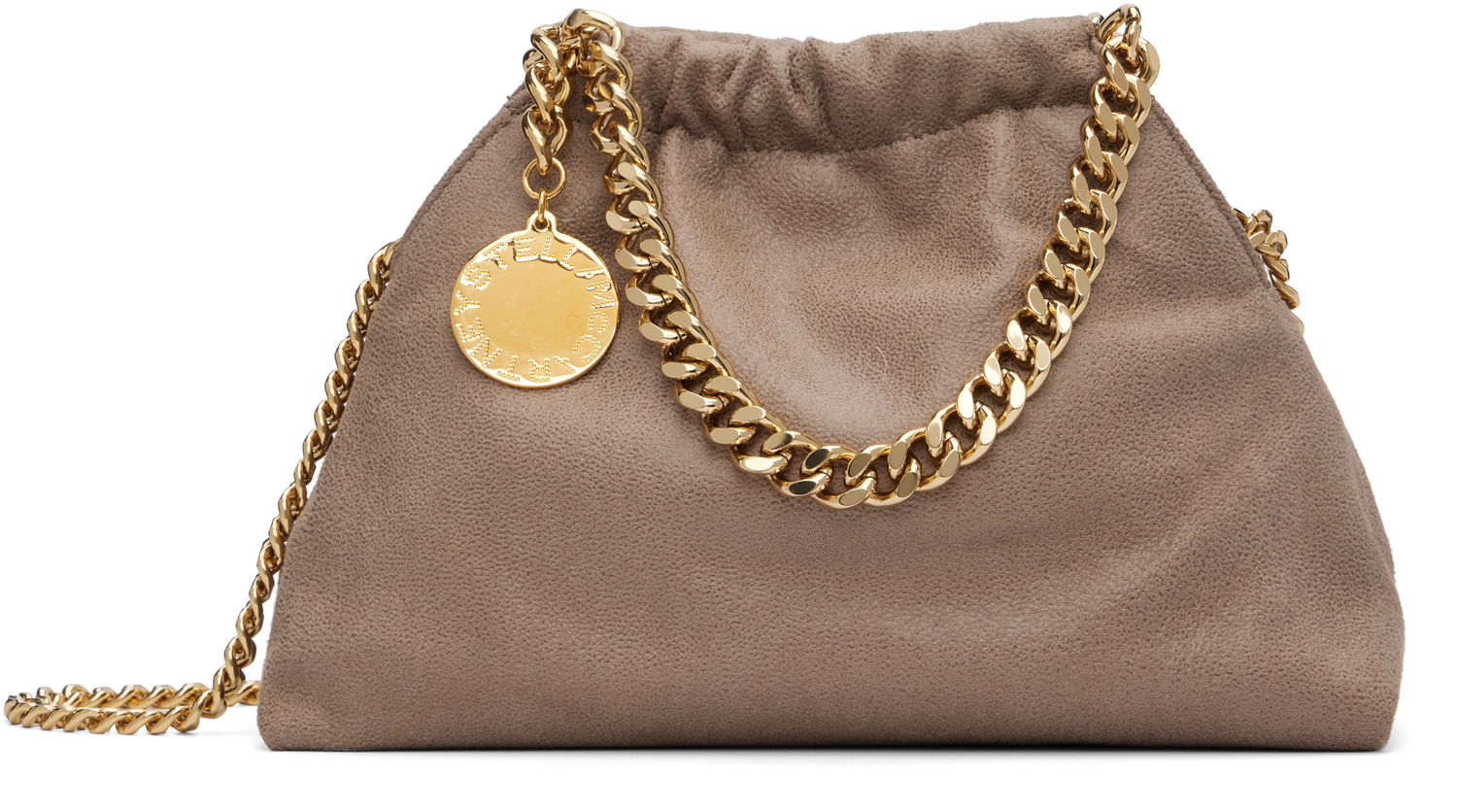 Käsilaukku Stella McCartney Stella McCartney Falabella Mini Drawstring Bag Beige | 7B0144W9355, 0