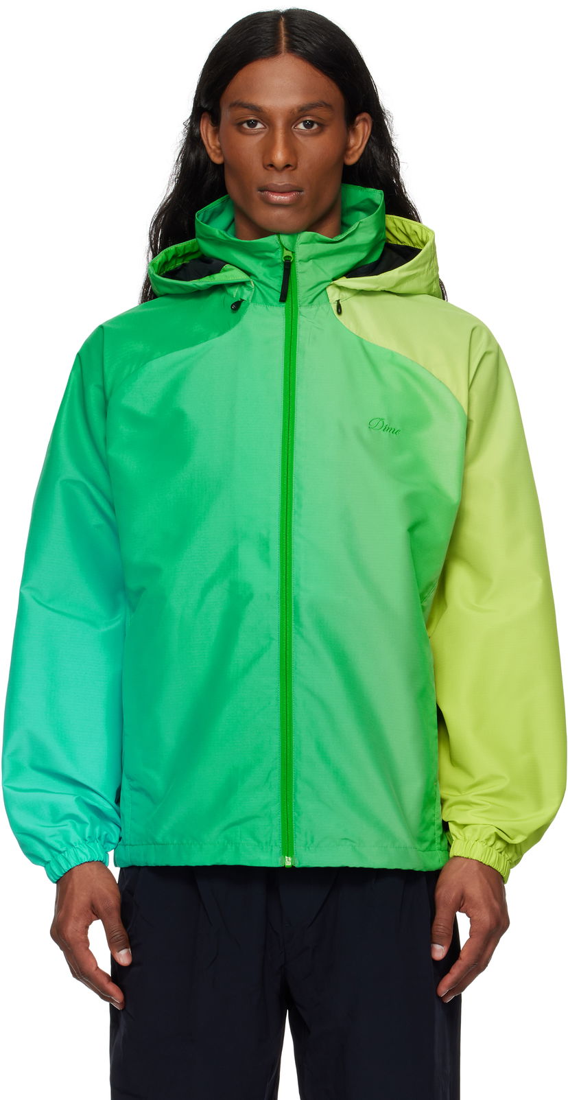 Tuulitakki Dime Dime Gradient Windbreaker Jacket Vihreä | DIME2SP251GRN