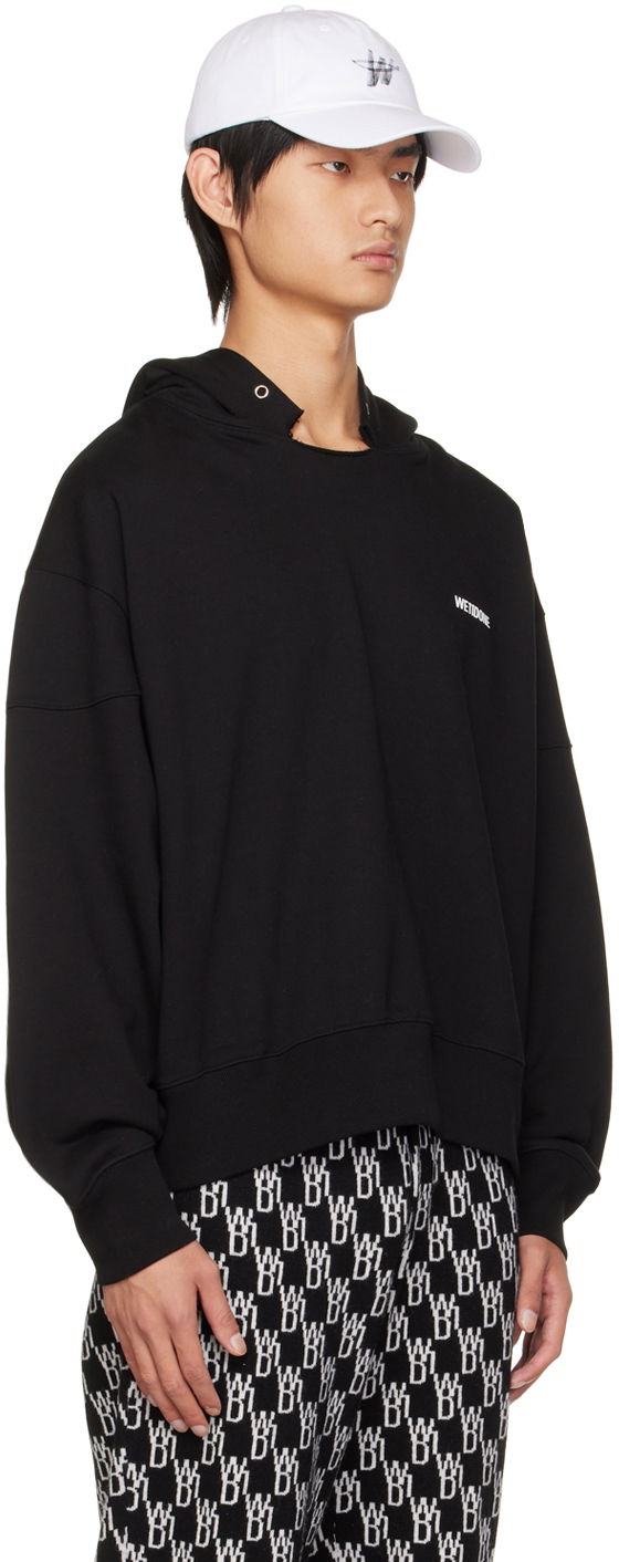 Huppari We11done We11done Signature Hoodie Musta | WD-TH3-22-867-U-BK, 1