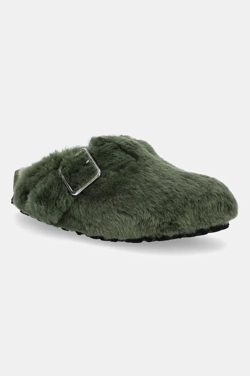 Tennarit ja kengät Birkenstock Birkenstock 1774 Boston BB Shearling Slippers Vihreä | 1029943