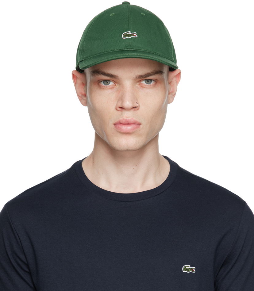 Korkki Lacoste Organic Cotton Twill Cap Vihreä | RK0491_132