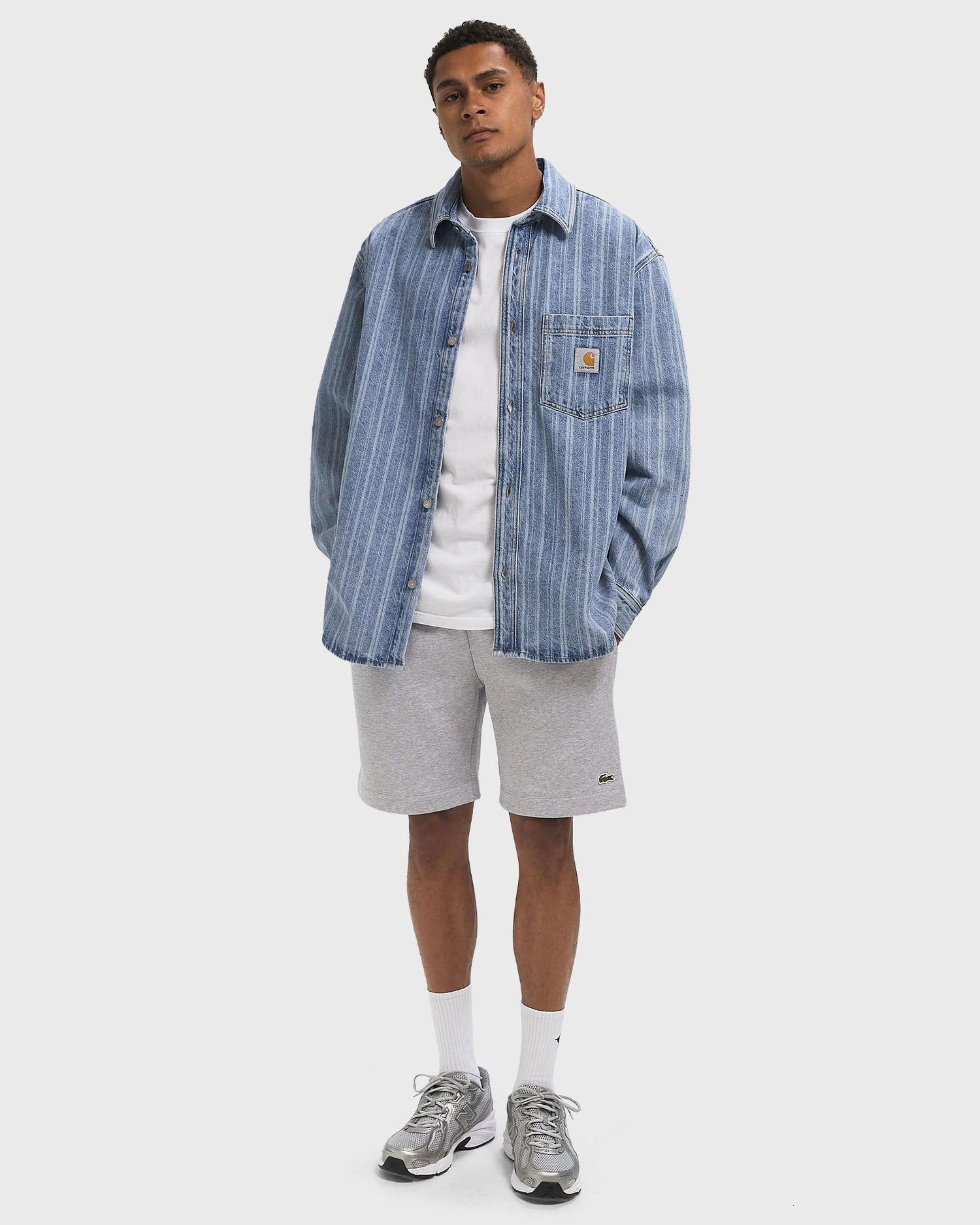 Paita Carhartt WIP Rylan Striped Denim Shirt Jacket Sininen | I035567-32H.12, 1