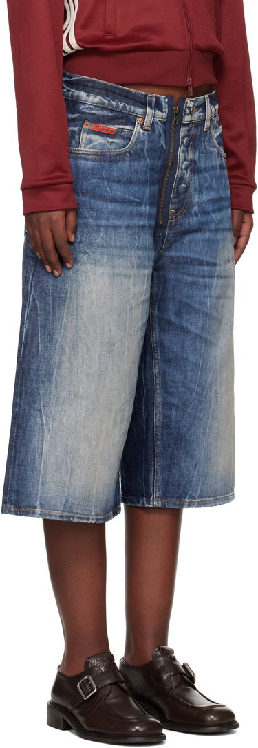 Shortsit Martine Rose Martine Rose Zip Denim Shorts Sininen | 247WD07515, 1