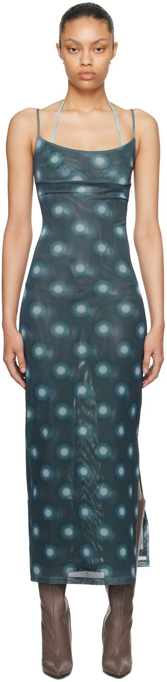 Mekko Miaou Miaou Thais Maxi Dress Sininen | 5019PM1GRB