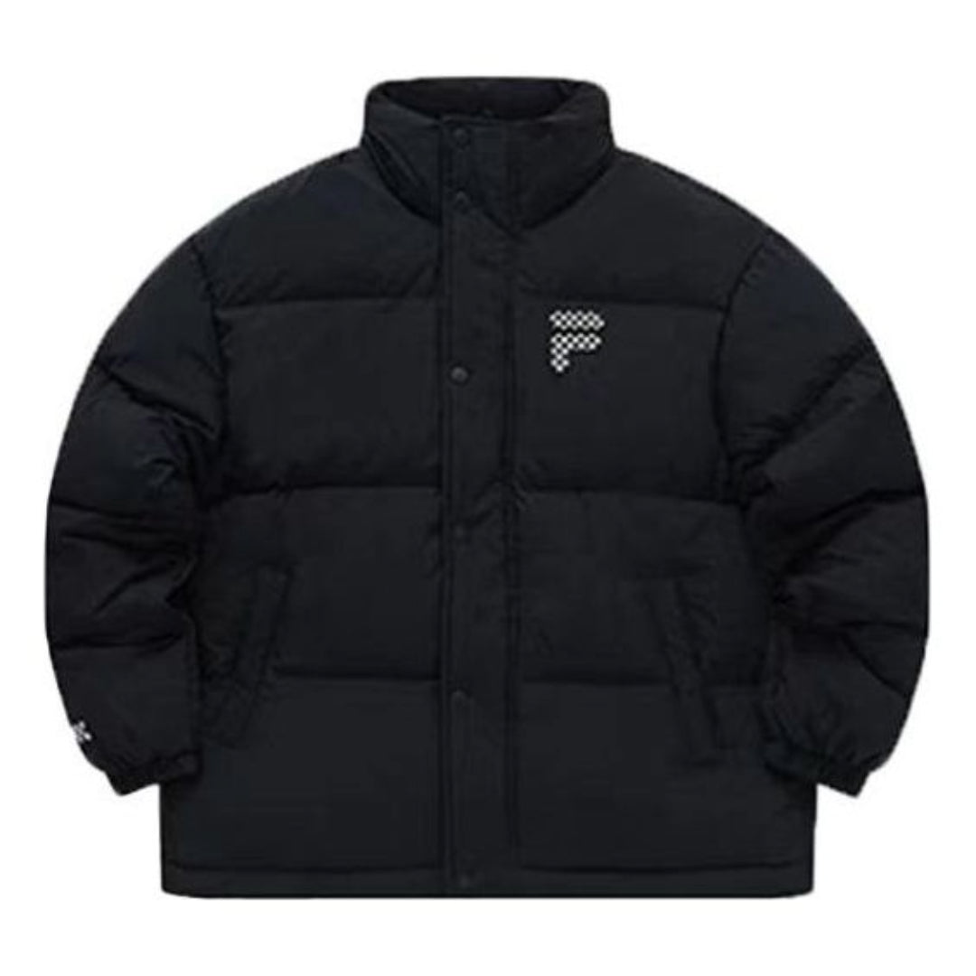 Puffer takki FILA Fusion Logo Printed Down Jacket Musta | T11U343904F-BK, 0