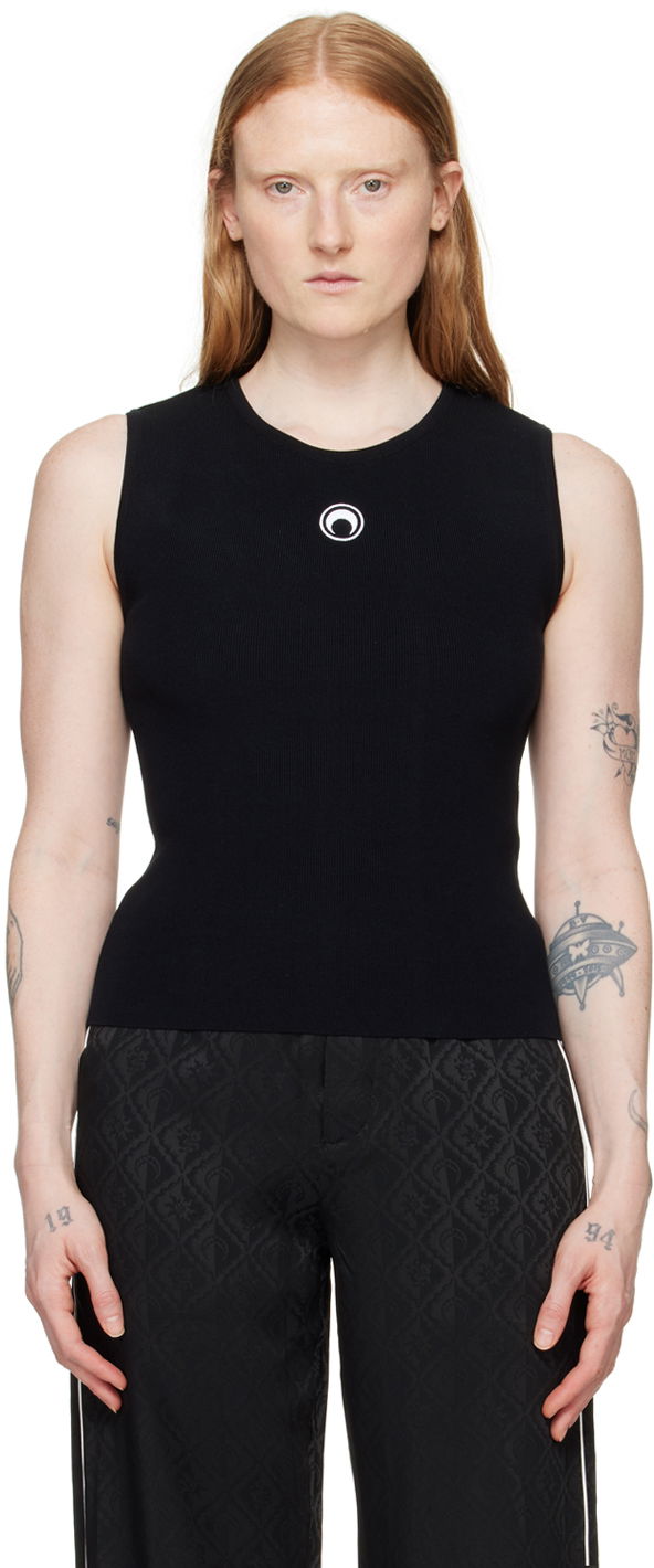 Villapaita Marine Serre Core Sleeveless Crewneck Musta | WTK026