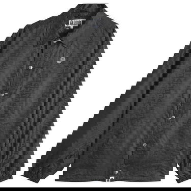 Tuulitakki BAPE Nylon Coach Jacket with All-Over Logo Print Musta | 001LJK801314M-BLK, 1