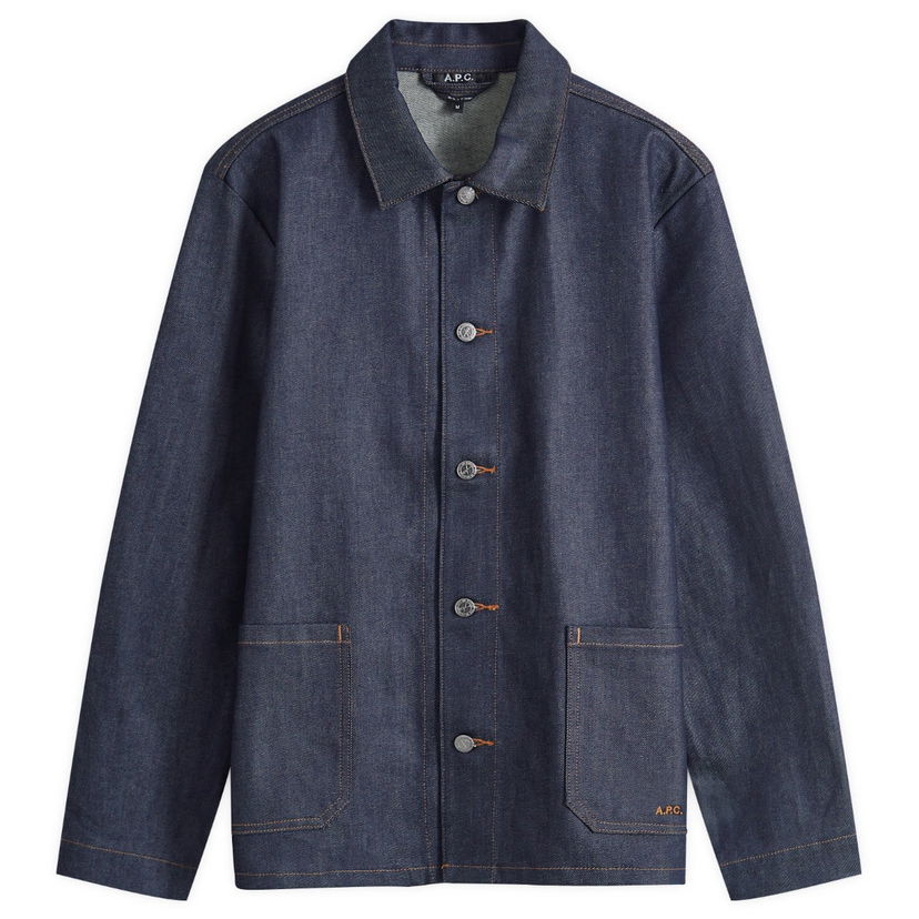 Takki A.P.C. Kerlouan Denim Jacket Sininen | COZZI-H03205-IAI