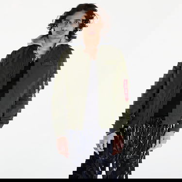 Takki Alpha Industries MA-1 TT Hood Dark Green Vihreä | 196108 257, 0