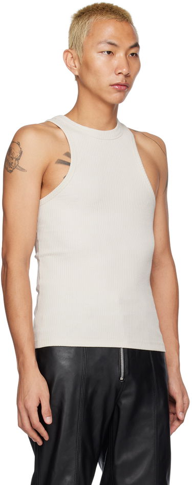 Tankkitoppi Han Kjøbenhavn Light Ribbed Racer Top Beige | M-132460, 4
