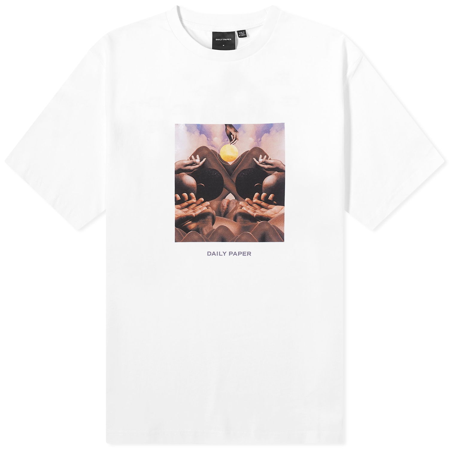 T-paita DAILY PAPER Landscape T-Shirt Valkoinen | 2311333, 0