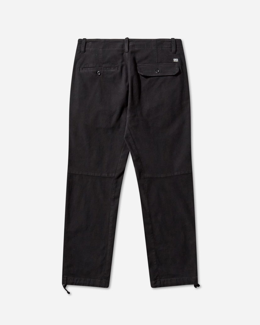 Cargo housut C.P. Company Moleskin Cargo Pants Musta | 19CMPA234A-110482G 999