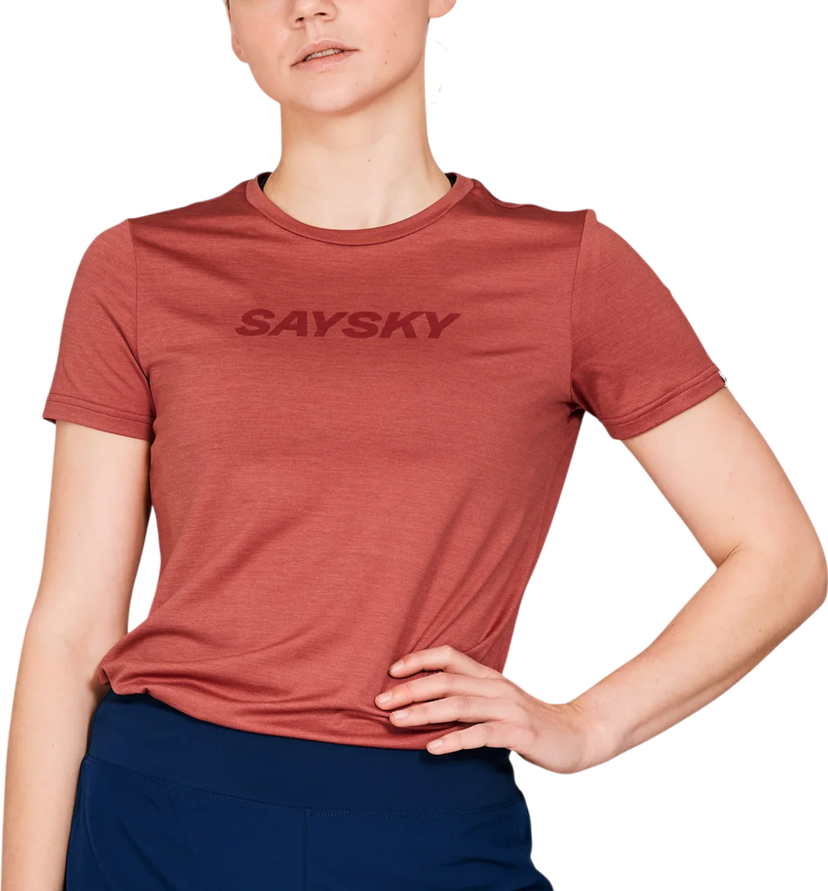 T-paita Saysky Saysky Pace Logo T-Shirt Punainen | nwrss20c5006