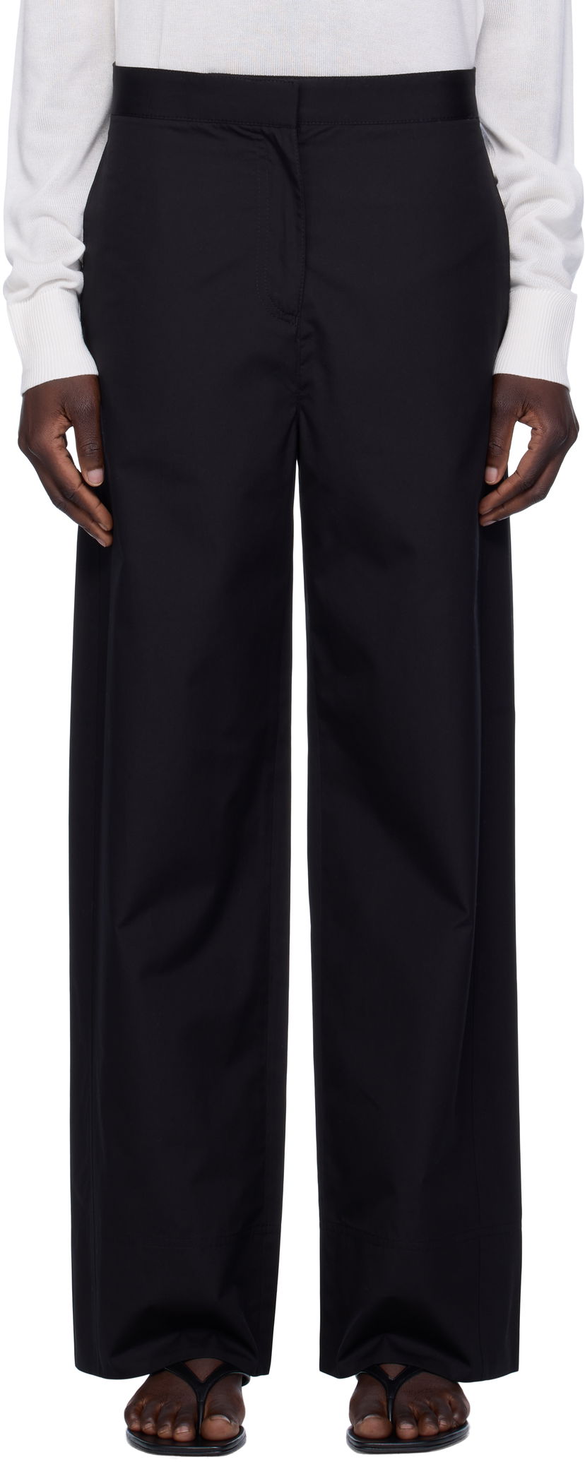 Housut TOTEME TOTEME Twisted Seam Trousers Musta | 253-WRB0295-FB0226