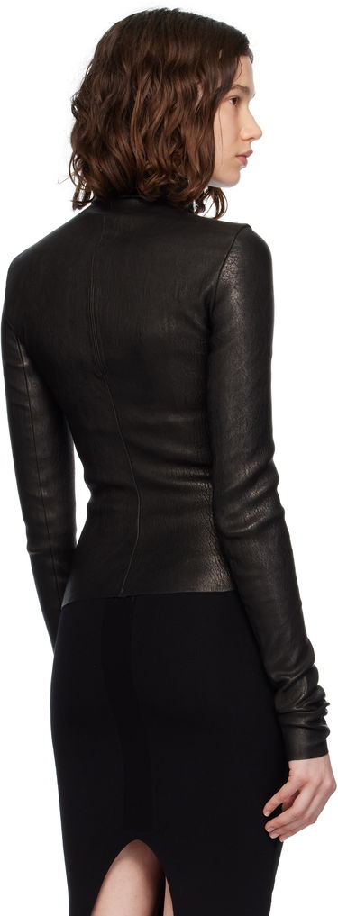 Takki Rick Owens Rick Owens Gary Leather Jacket Musta | RP02E4701 LSV, 2
