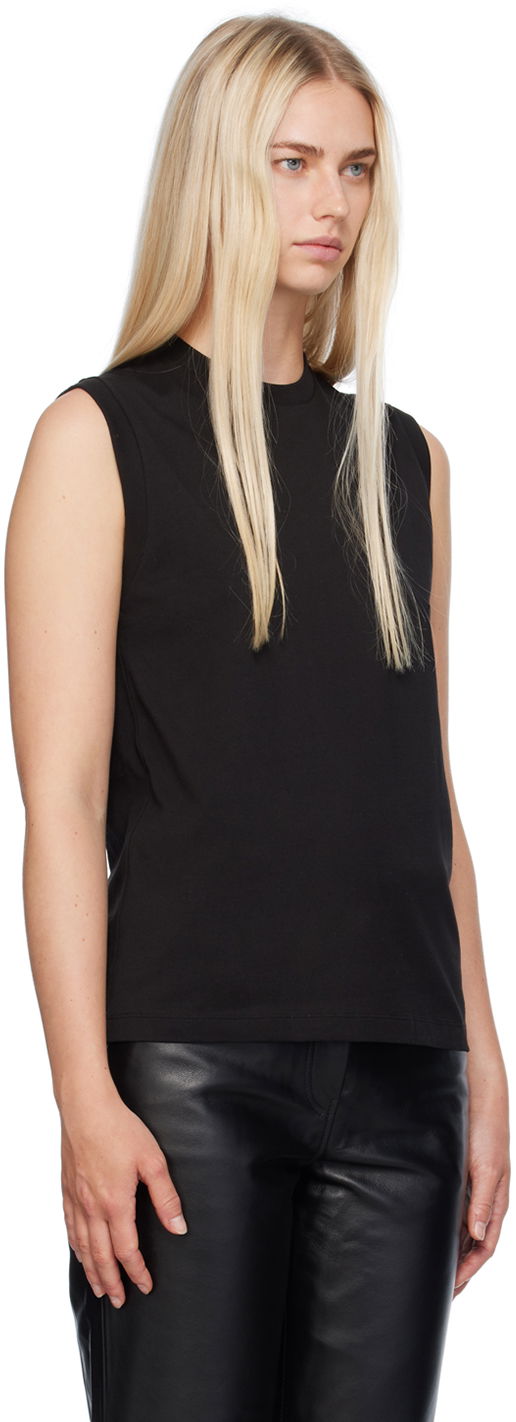 Tankkitoppi TOTEME TOTEME Relaxed Sleeveless Tank Top Musta | 243-WRT0345-FB0093, 1