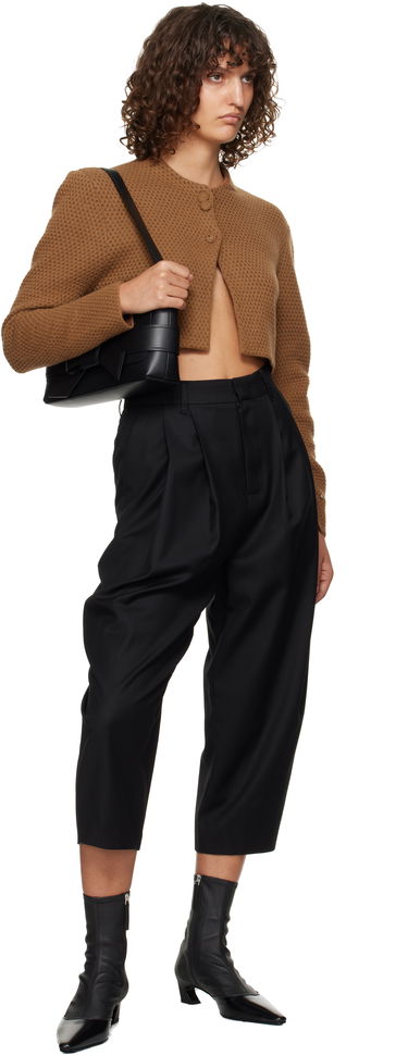 Villapaita ADER ERROR Cropped Buttoned Cardigan Ruskea | BN01FWKT0701BR, 3