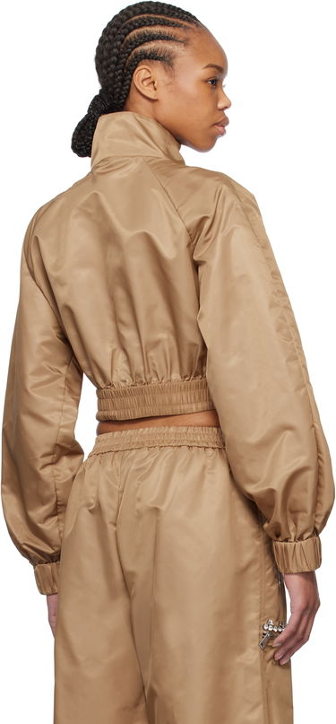 Verryttelypuku Area AREA Crystal Trim Track Jacket Ruskea | FW24AWOU0028FA01, 2