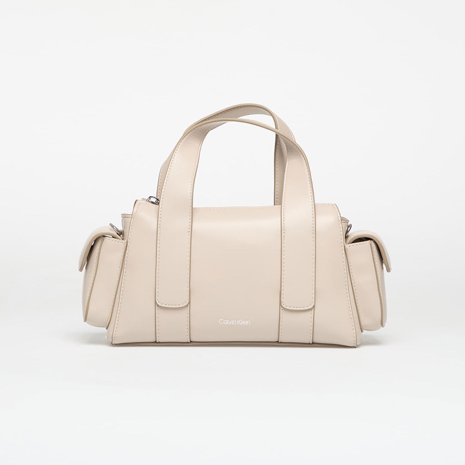 Olkalaukku CALVIN KLEIN Calvin Klein Webbing Strap Pocket Crossover Bag Beige | LV04F3291G 2QO, 1