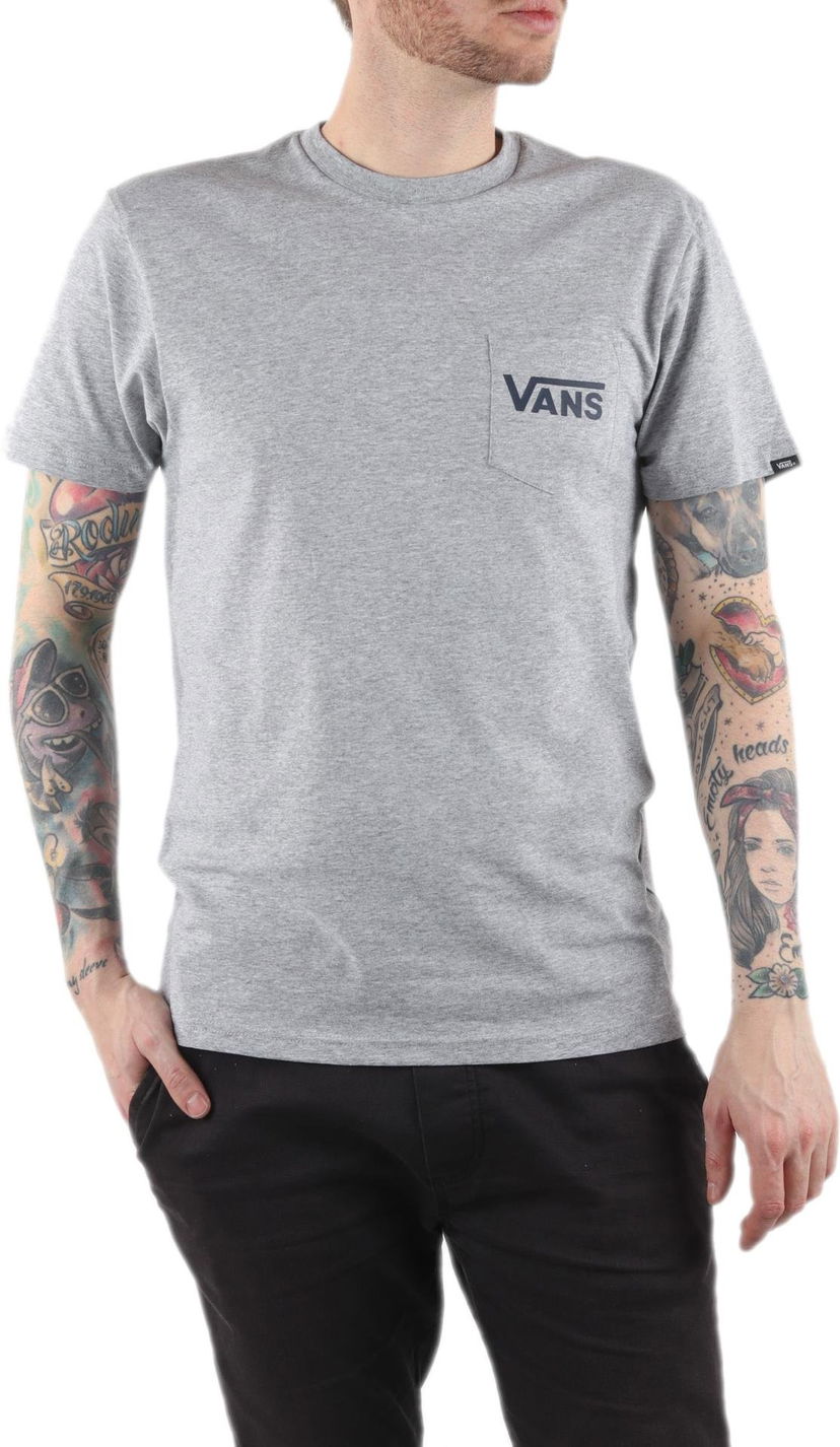 T-paita Vans Men's T-Shirt With Pocket Harmaa | vn0a2yqvkoo1