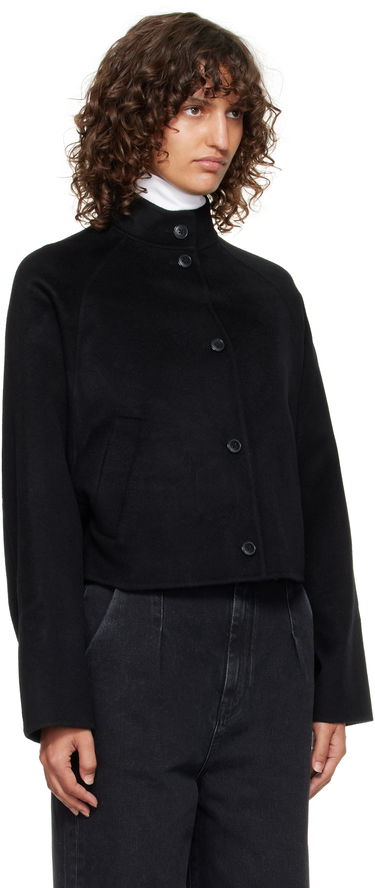 Takki Loulou de Saison Loulou de Saison Nyma Cropped Wool Jacket Musta | NYMA, 1