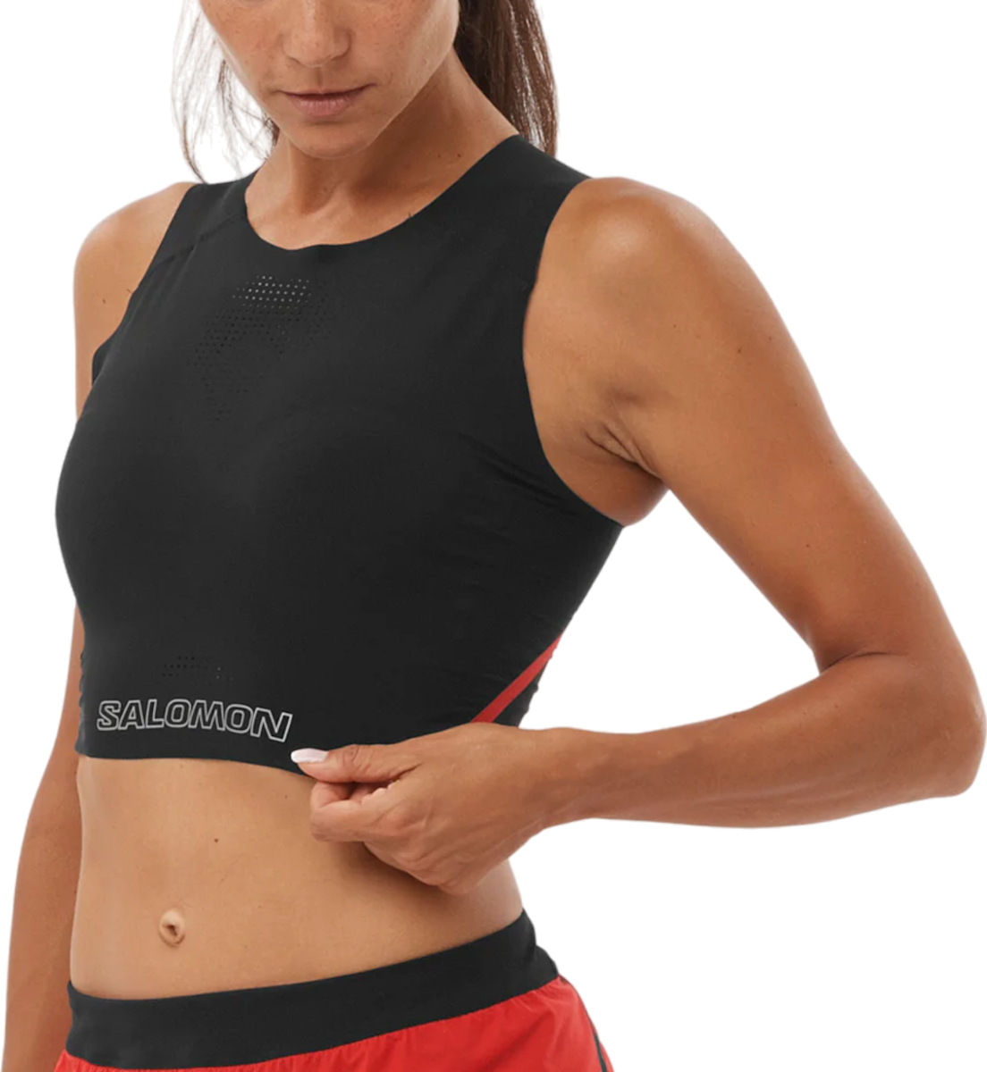 Tankkitoppi Salomon S/LAB Speed Short Tank Top Musta | lc2186600, 0