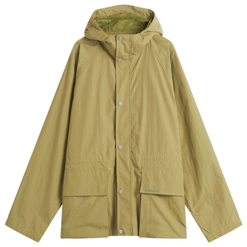 Tuulitakki NORSE PROJECTS Herluf Tech Poplin Jacket Vihreä | N55-0625-8037