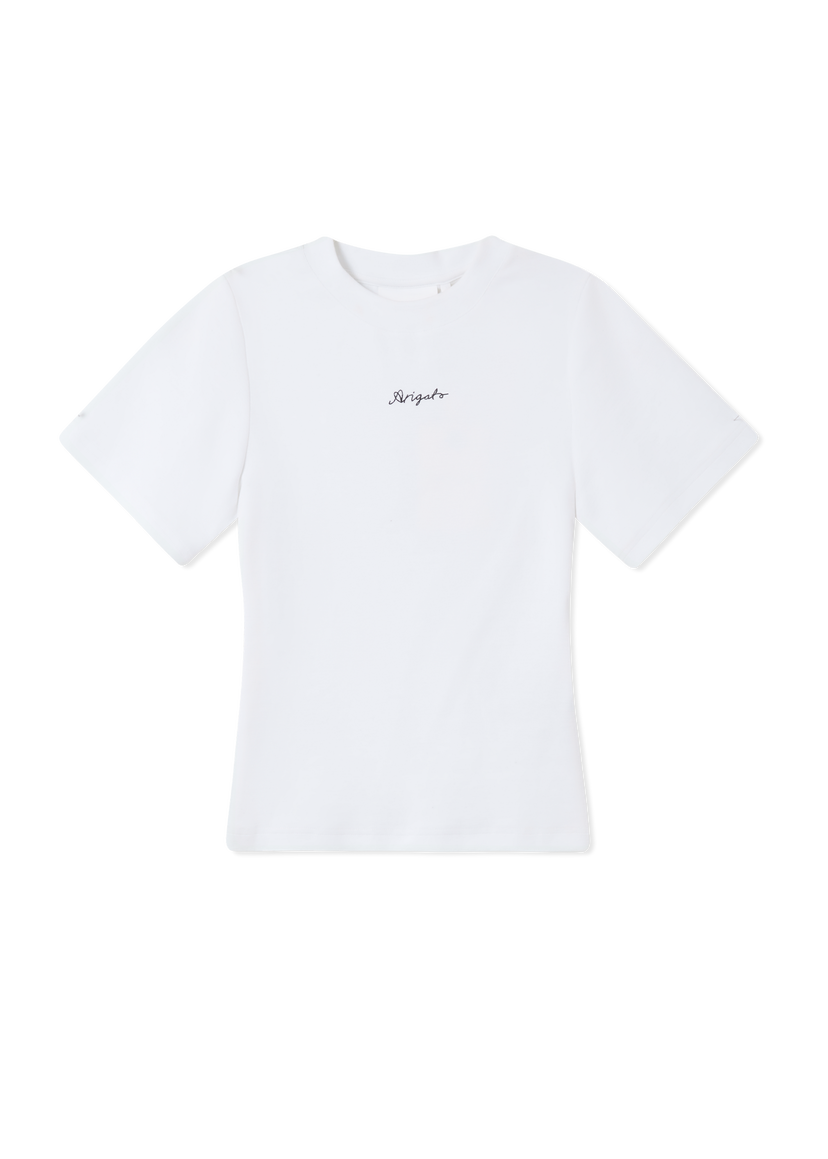 T-paita AXEL ARIGATO Arigato Script T-Shirt Valkoinen | A3462001