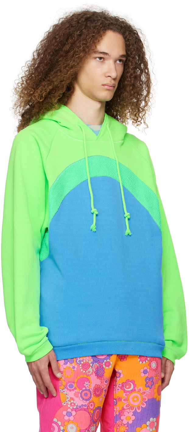 Huppari ERL Rainbow Colorblock Hoodie Monivärinen | ERL07T023, 1