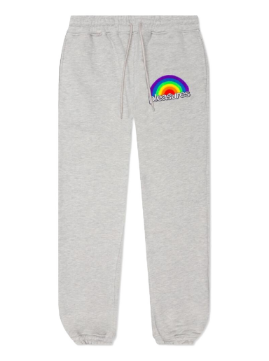 Verryttelyhousut Pleasures Good Time Sweatpants Heather Beige | P21SU013-GREY