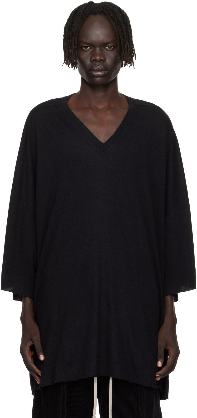 T-paita Rick Owens Rick Owens Concordians V Tommy T-Shirt Musta | RU02E1279 JR