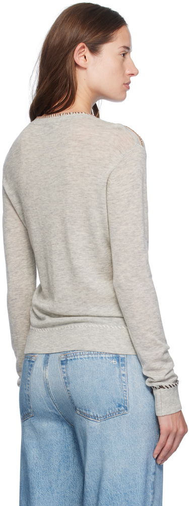 Villapaita rag & bone rag & bone Indie Crewneck Sweater Harmaa | WAS24F045BG45, 2