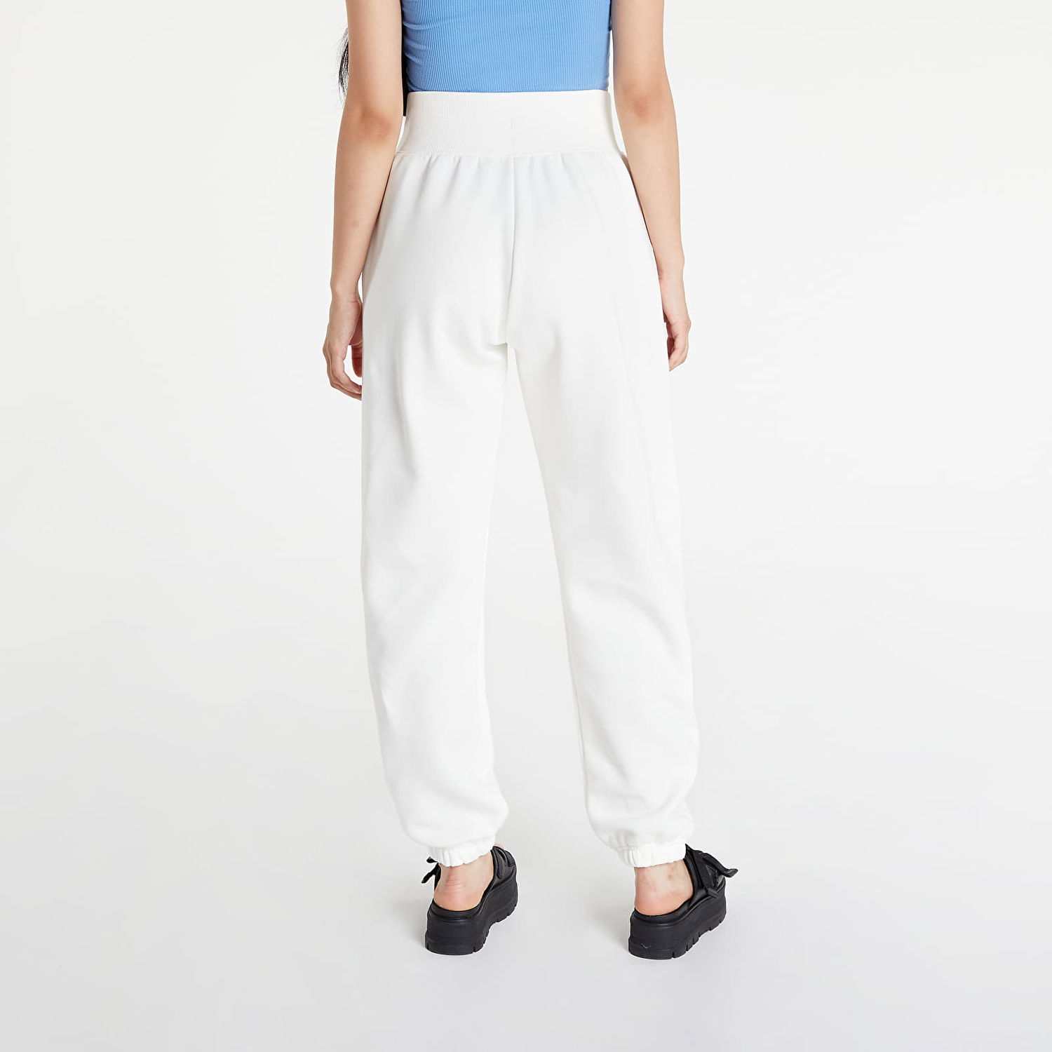 Verryttelyhousut Nike Sportswear Phoenix Fleece High-Waisted Valkoinen | DQ5887-133, 1