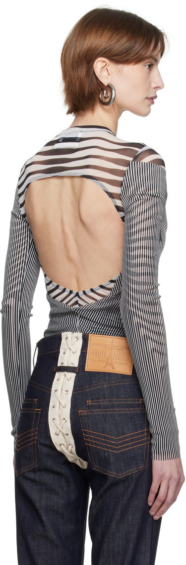 Villapaita Jean Paul Gaultier Jean Paul Gaultier Draped Body Morphing Bodysuit Monivärinen | 25/33-F-BD061-T578-0100, 2
