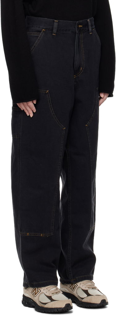 Cargo housut Carhartt WIP Double Knee Denim Work Pants Musta | I034229 8906, 1