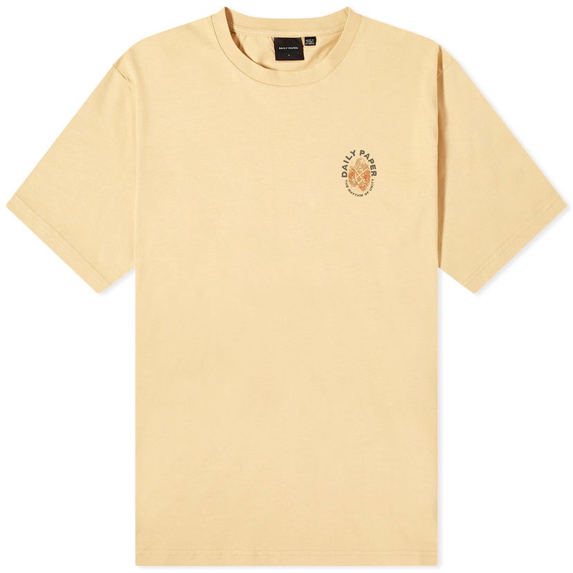 T-paita DAILY PAPER Identity T-Shirt Beige | 2411064
