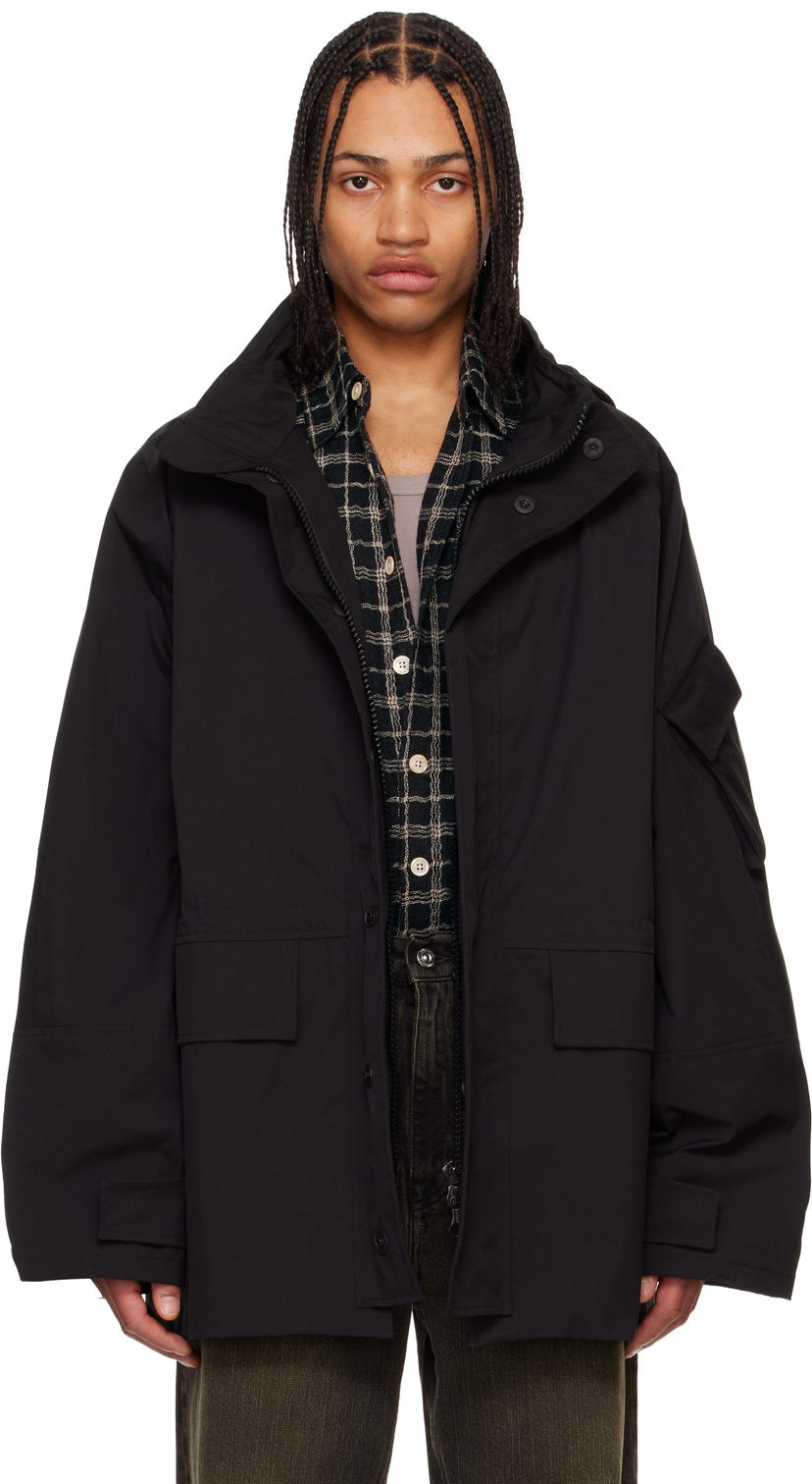 Parka OUR LEGACY Our Legacy Horizon Technical Jacket Musta | M2251HSB