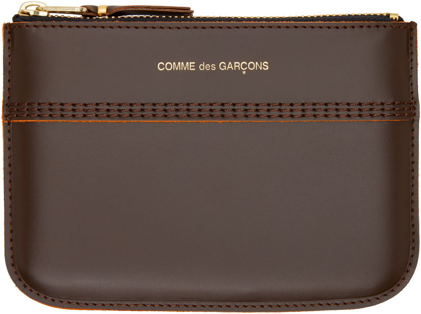 Lompakko Comme des Garçons COMME des GARCONS Triple Stitch Pouch Ruskea | SA8100TS