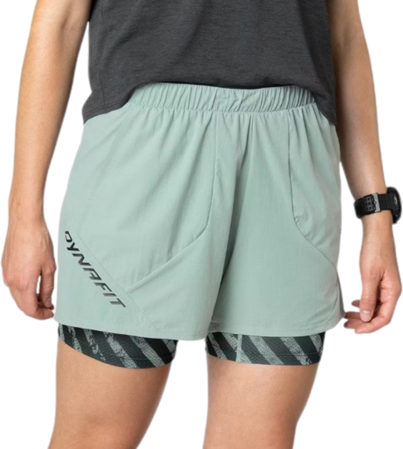 Shortsit Dynafit Trail 2-in-1 Running Shorts Vihreä | 08-0000071921-5421