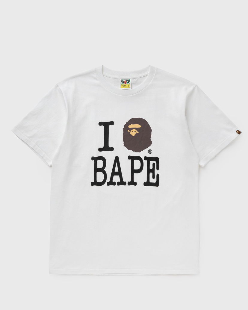 T-paita BAPE I LOVE BAPE TEE XXL Valkoinen | 001TEK801043MWHT
