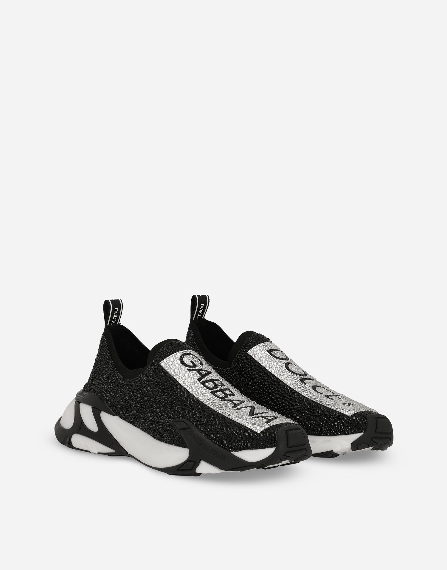 Tennarit ja kengät Dolce & Gabbana Fast With Fusible Rhinestones Musta | CS2172AJ67389690, 1