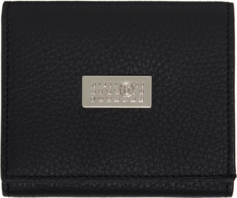 Lompakko Maison Margiela MM6 Maison Margiela Numeric Trifold Wallet Musta | SA6UI0030 P8336