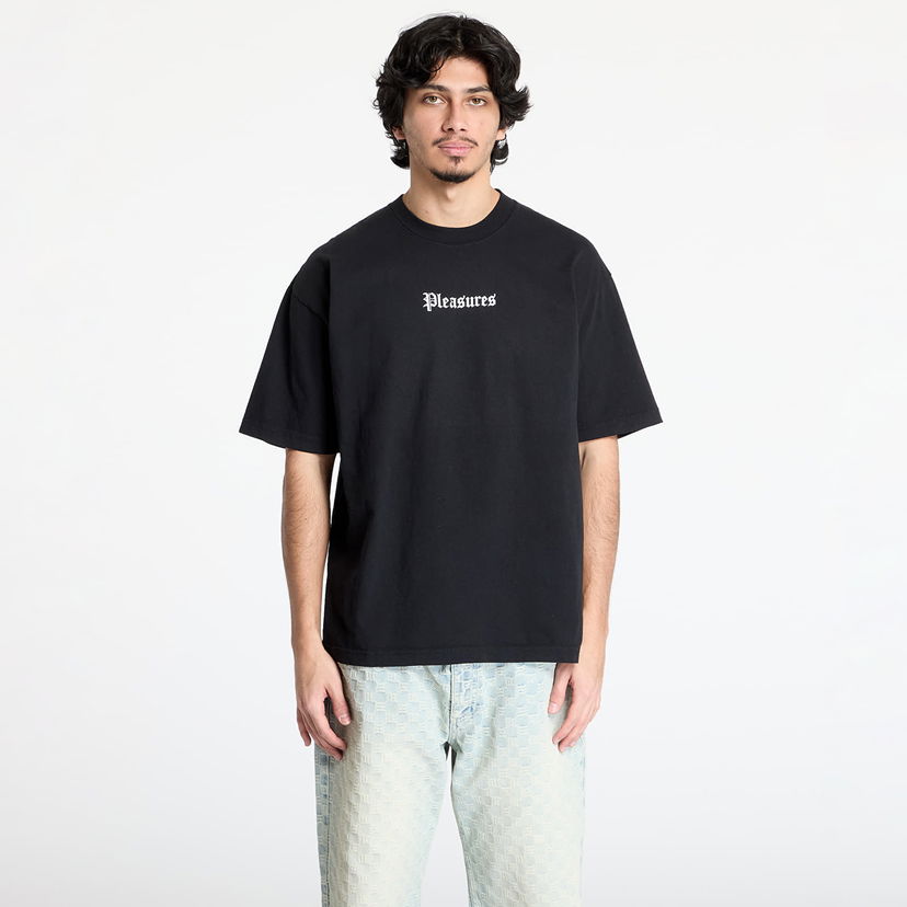 T-paita Pleasures Pleasures Burn Again T-Shirt Musta | P25SP056 BLACK