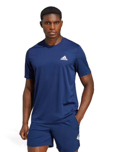 T-paita adidas Originals AEROREADY Designed for Movement Tummansininen | IC7271