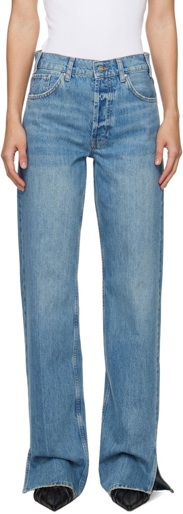 Jeans Anine Bing Anine Bing Roy Split Hem Jeans Sininen | A-06-1113-477, 0