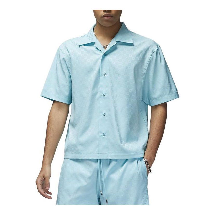 Paita Jordan Essentials Woven Button-Up Shirt Sininen | DX9682-464