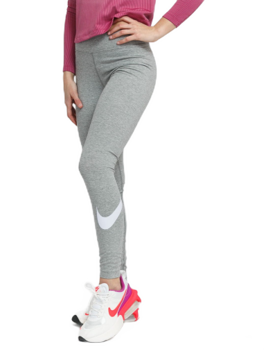 Leggingsit Nike NSW Essential GX MR Legging Harmaa | CZ8530-063