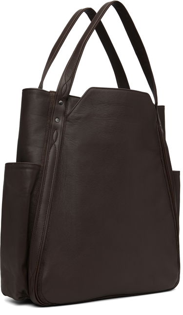 Kangaskassi KIKO KOSTADINOV Kiko Kostadinov Inex Leather Tote Ruskea | KKAW25BG04-148, 2